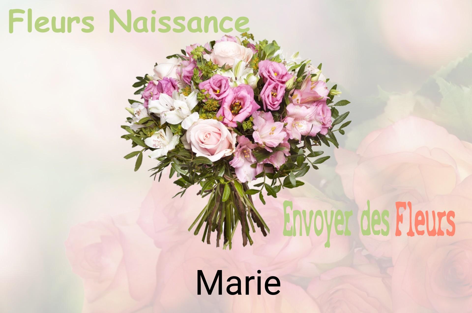 Bouquet de fleurs de naissance livré à Marie