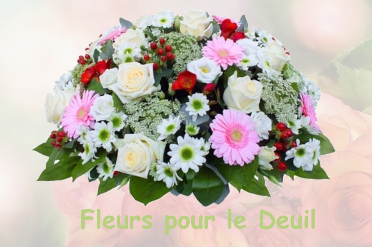 fleurs deuil MARIE